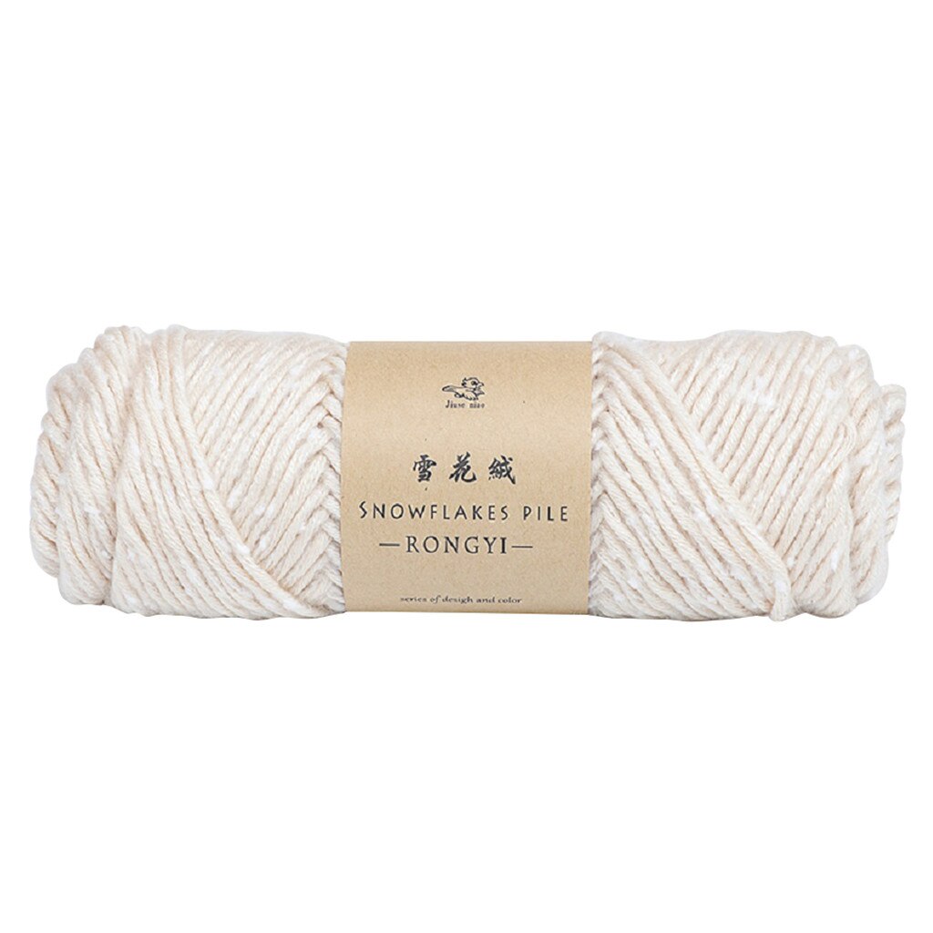 100g Snowflake Scarf Line Diy Crochet Thick Wool Sweater Baby Line Lover Cotton @35