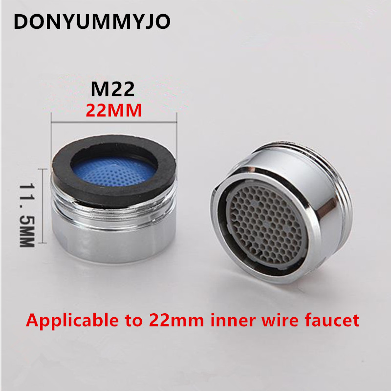 1pc Kitchen Basin Faucet Aerator 18 20 22 24 28mm Outside Thread Crew Bubbler Water Saving Purifier Aerator Kitchen Accessories: 22