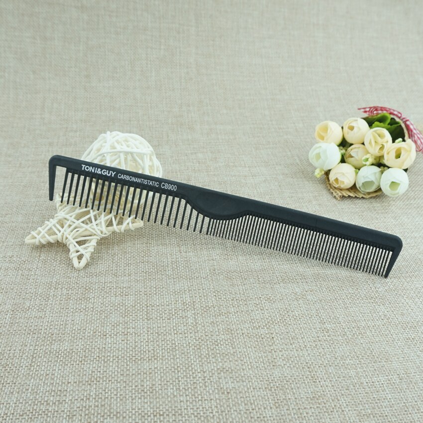 9 Pcs Zwarte Salon Kappers Kam Carbon Haar Kam Anti Statische Hittebestendige Kapper Haar Knippen Kam Hair Care Styling gereedschap