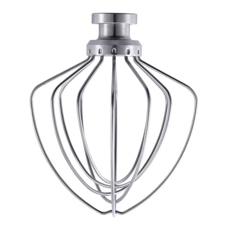 Electric Mixer Stainless Steel Wire Whip Replacement For KitchenAid K45WW for Blending, Whisking, Beating and Stirring