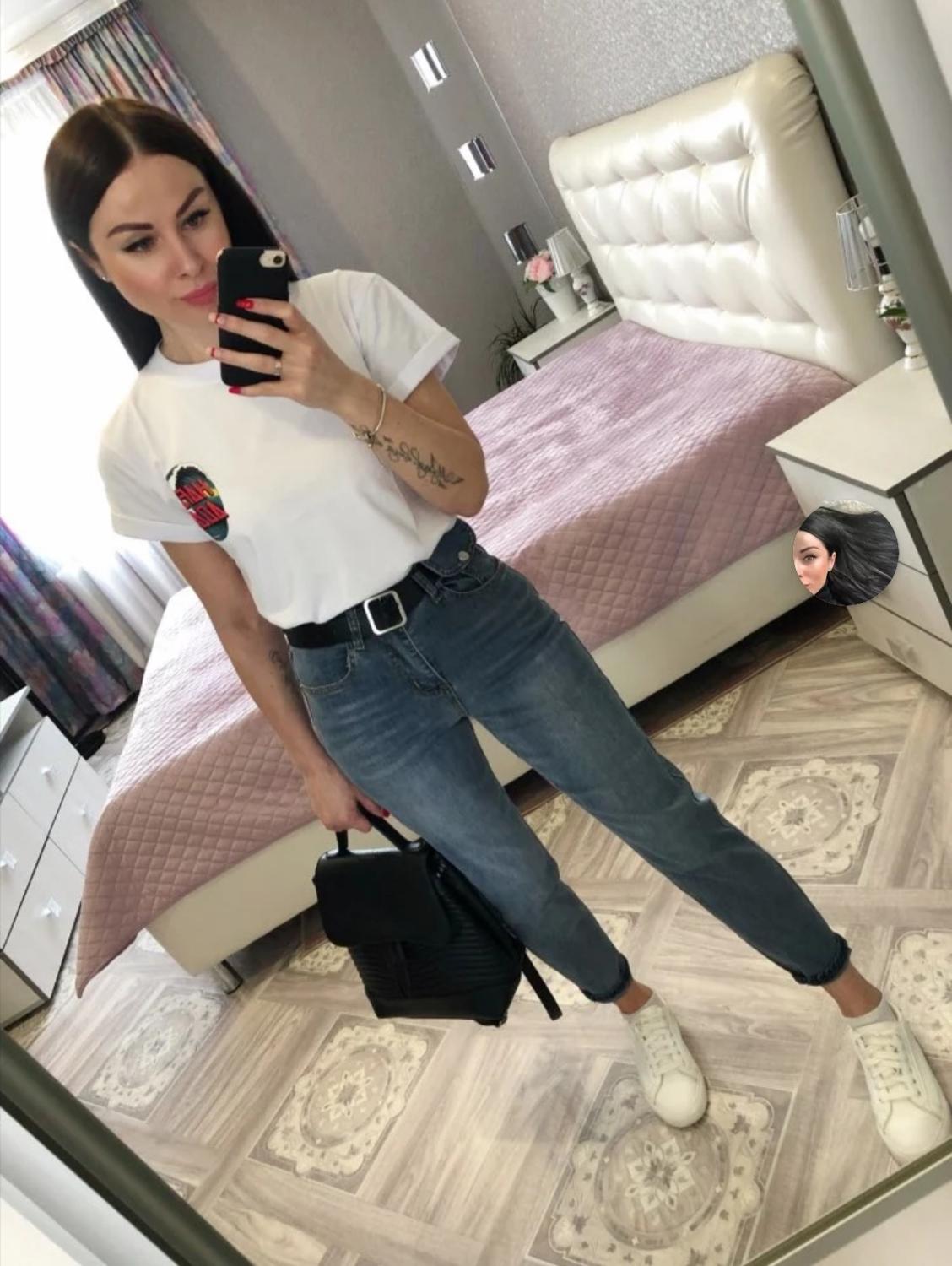 Harem jeans med hög midja dam vintage rak pojkvän mamma jeans mujer retro jeansbyxor blå svarta jeans casual