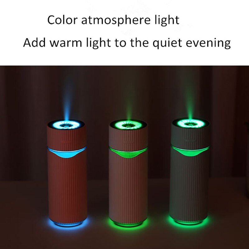 Car Essential Oil Diffuser Mini Ultrasonic M9 Humidifier LED Night Light USB Aromatherapy Fogger Car Air Freshener