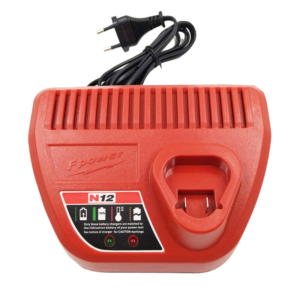 10.8V 12V Li-Ion Vervanging Batterij Lader Voor M12 Milwaukee 48-11-2401 48-11-2402 C12 B C12 Bx Lithium-Ion Batterij