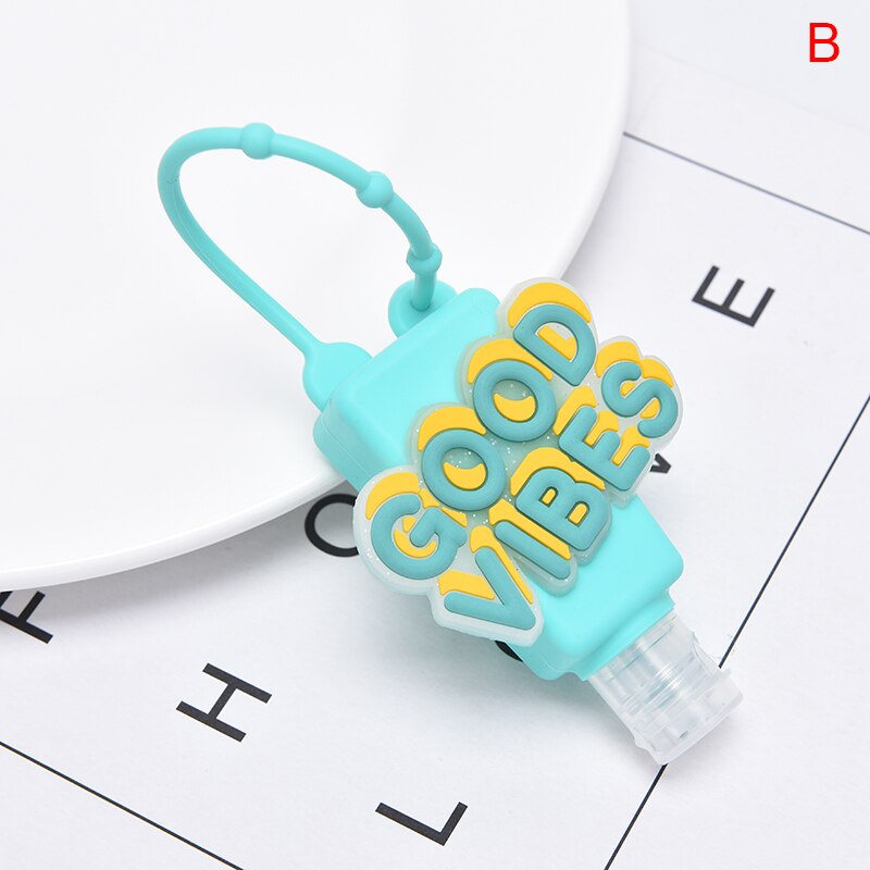 Mini désinfectant pour les mains bouteille vide voyage Portable porte-Gel sûr jetable pas de distributeur de savon propre porte-Gel pour les mains pour les enfants: B