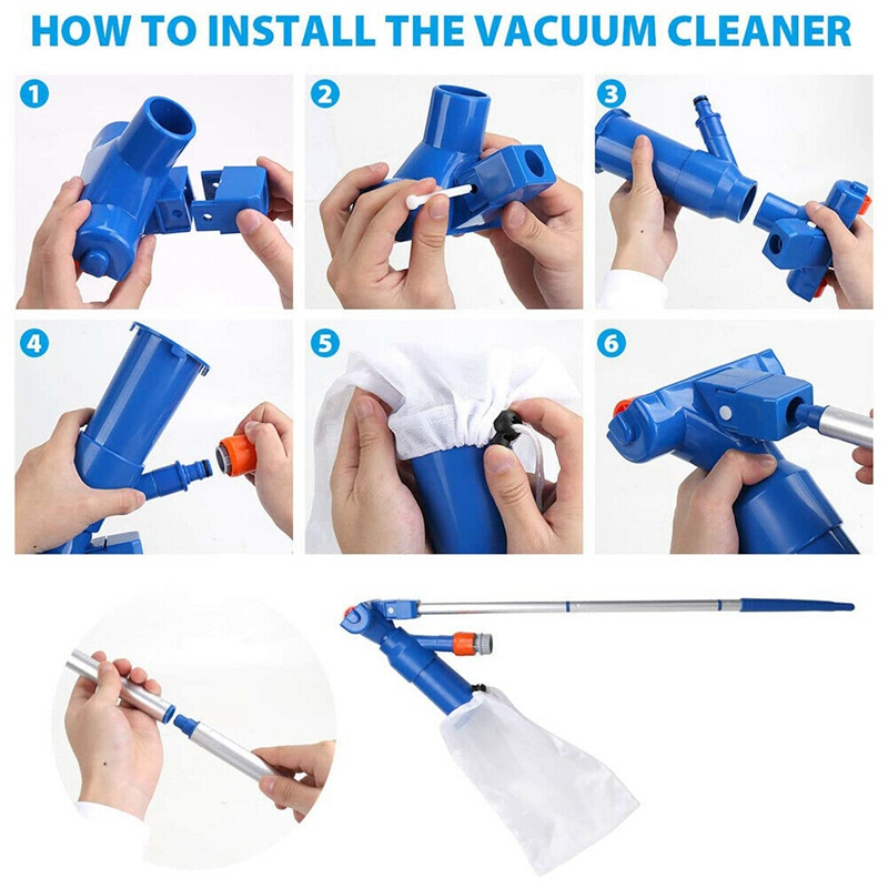 Pool Vacuum Cleaner Swimming Pool Vacuum Connector Inlet Portable Detachable Cleaning Tool CNIM