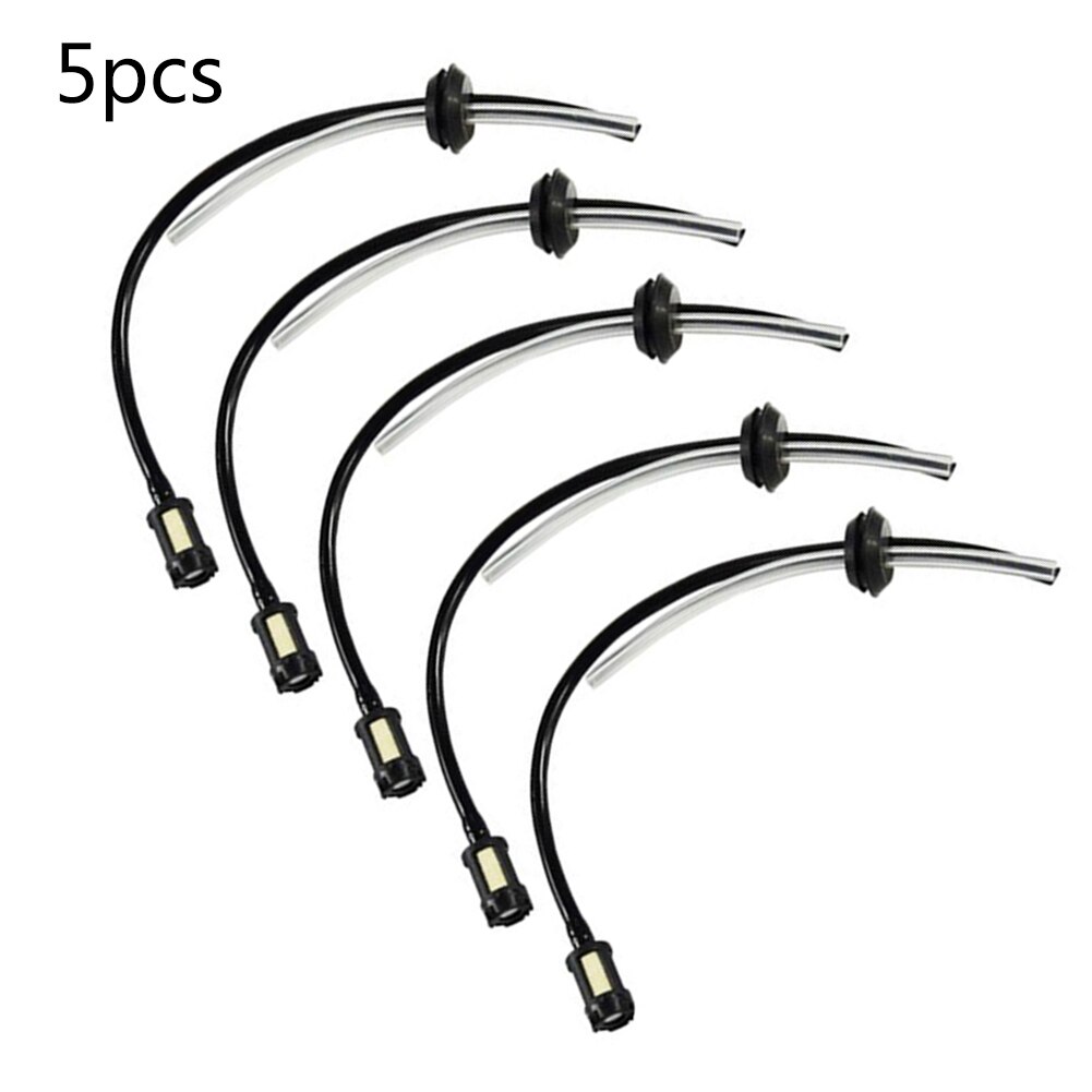 5PCS Strimmer Trimmer Fuel Petrol Tank Filter Kit Brush Cutter Hose Pipe With Fuel Filter Trimmer Lawn Mower Lawn Mower