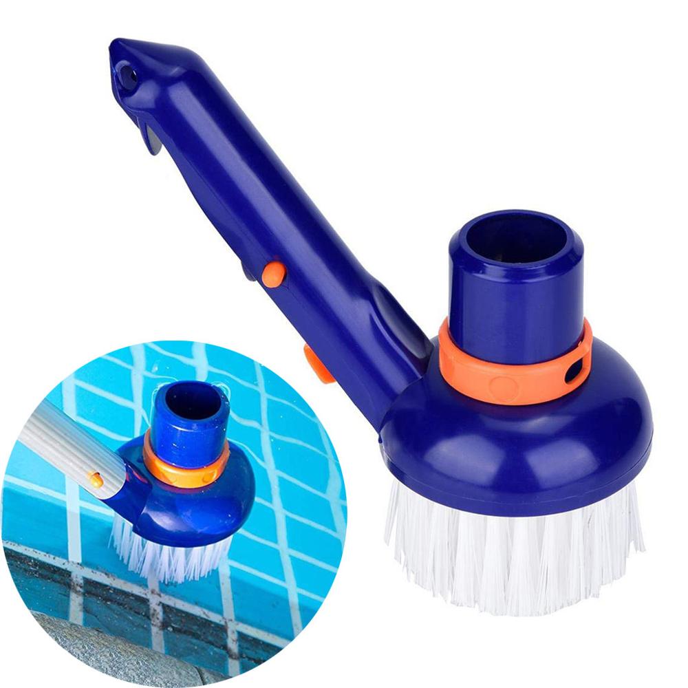 Pool Cleaner Brush Scrubber Tool Swimming Pool Pond Wall Cleaning Attachment #4U01