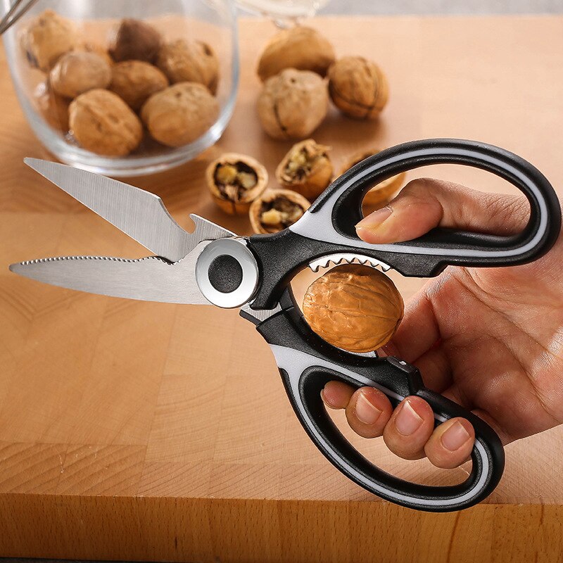 1PC Kitchen Scissors Tool Multifunctional Stainless Steel Cut Meat, Vegetables, BBQ Tool Scissors Kitchen Supplies