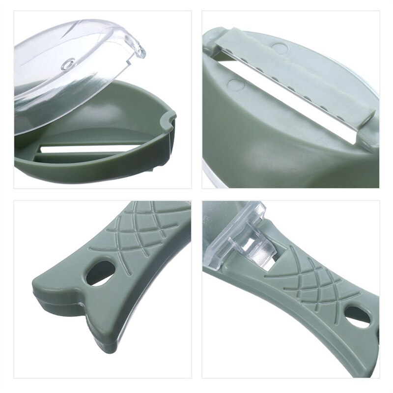 Fish Skin Brush Scraping Brush Grater Quick Disassembly Fish Knife Cleaning Peeling Skin Scraper Fish Bone Tweezers Tool Gadge