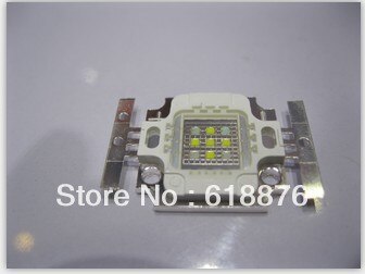 Vierkante actinische hybride 10w koel wit 7000k+ blauw 460nm krachtige led-lamp 10w led-chip