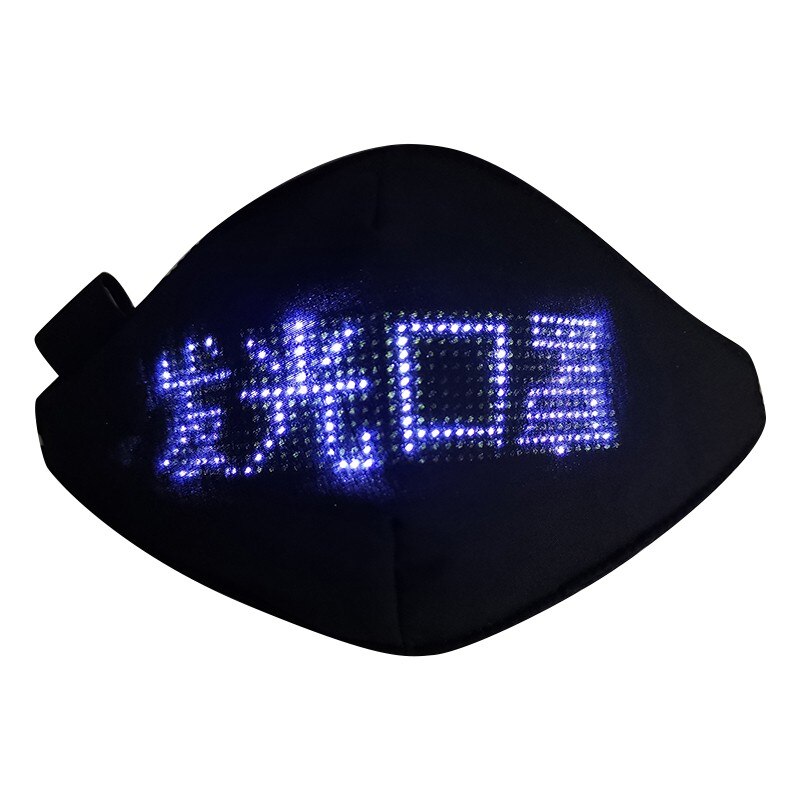 LED Luminous Mask Mobile Phone APP Edit Pattern Text Bungee Advertising Display Mask