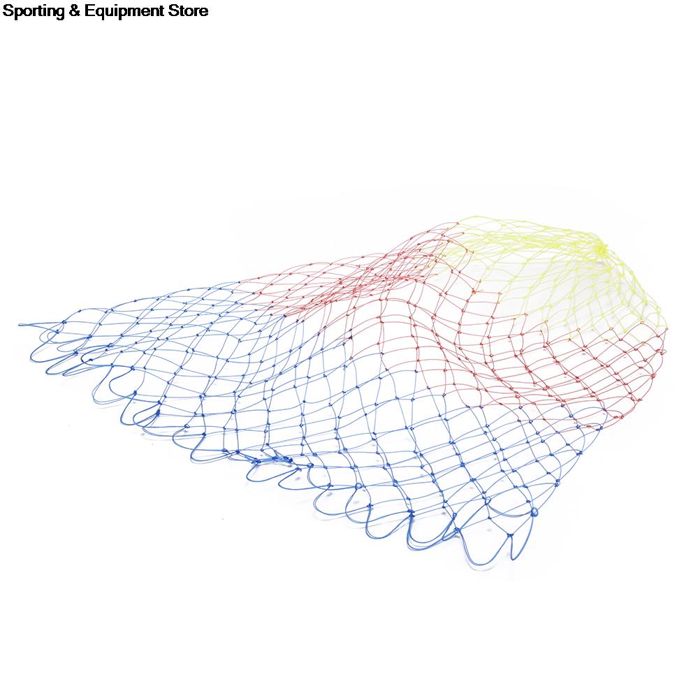35/40/45/50/60cm Nylon Fishing Nets Collapsible Fishing Tools Rhombus Mesh Hole Depth Folding Nylon Landing Dip Net