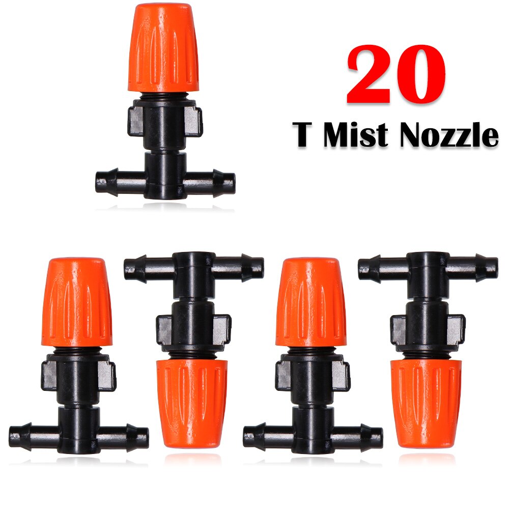 MUCIAKIE 5-30M 0-13L/H 45W pompa autoadescante sistema di raffreddamento nebulizzante Kit di irrigazione regolabile con filtro di alimentazione: T