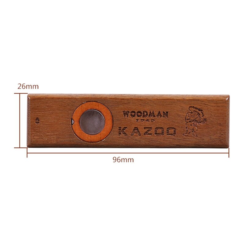 Popular Wooden Woodman Instruments Ukulele Guitar Partner Wood Harmonica With Metal Box