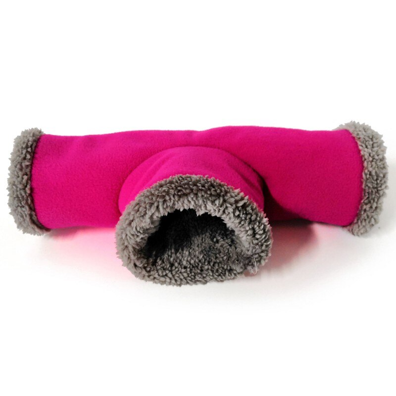 Kleine huisdier tunnel speelgoed winter warm buis bed hamster gerbil rat speelkanaal