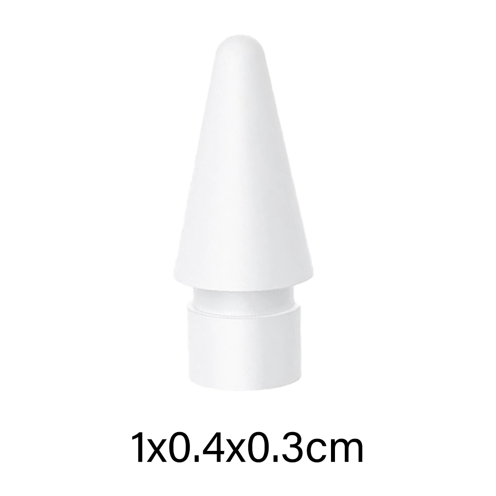 Punta de lápiz de repuesto, punta de lápiz Stylus, punta de repuesto para Apple iPad, Gen 1/2, punta de escritura: Blanco