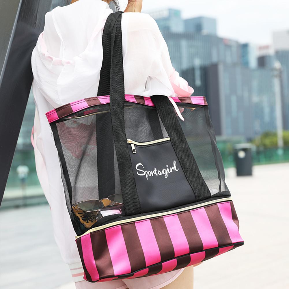 Bolsa de viagem Duffle Totes Para Separação a Seco E Molhado de Praia Ao Ar Livre Nadar Organizador Bagagem Weekender Sacos de Isolamento de Refrigeração