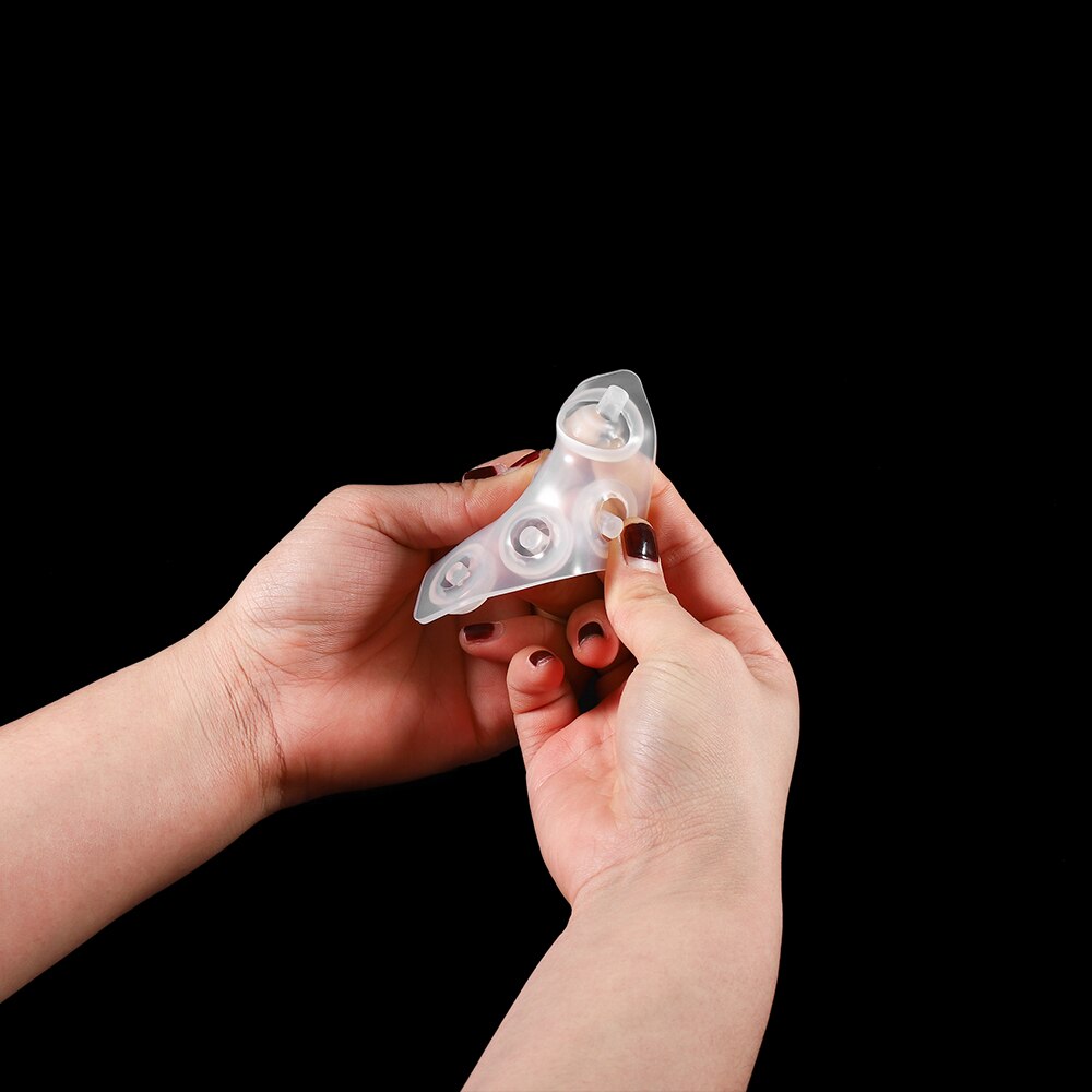 1Pc Platte Bal Kralen Epoxyhars Mallen Big Hole Bead Siliconen Mal Fit Voor Ketting Armband Diy Hars Sieraden maken Accessoires