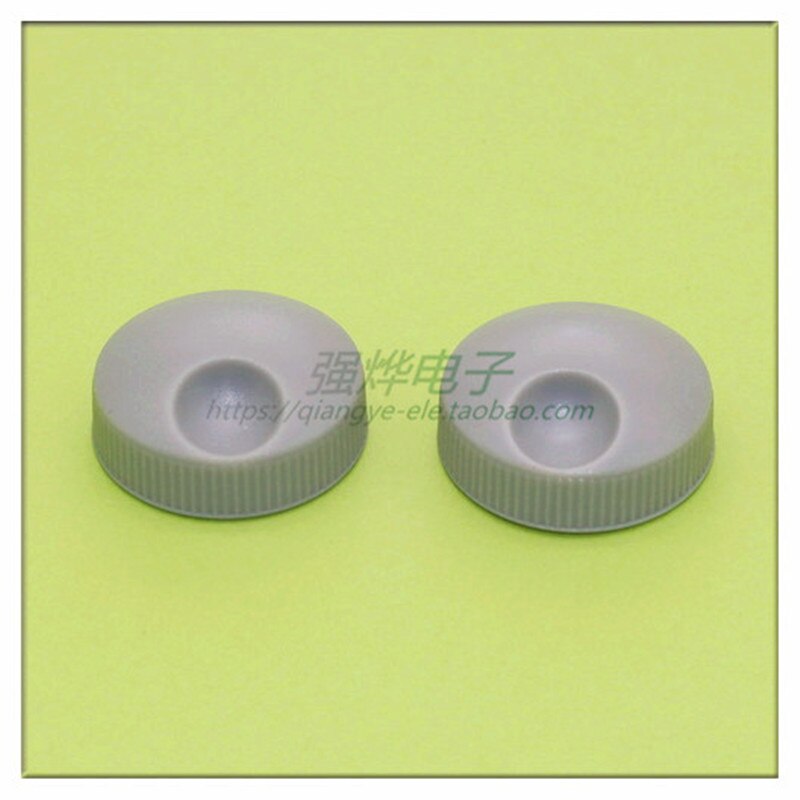 10 Stuks 32*13.5Mm Grijs Plastic Knop Potentiometer Band Switch Knop Bloem As Binnenste Gat 6Mm