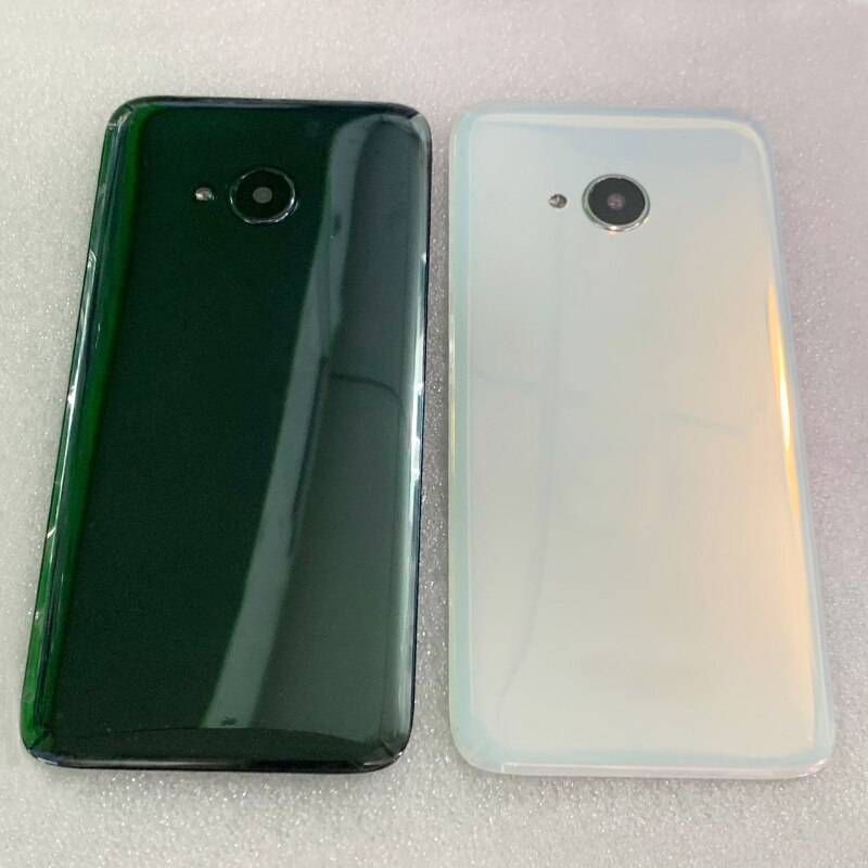 Original Battery Cover Rear Door With Camera Lens+Flash Light+Logo For HTC U11 U11 Life Back Glass Cover Replacement