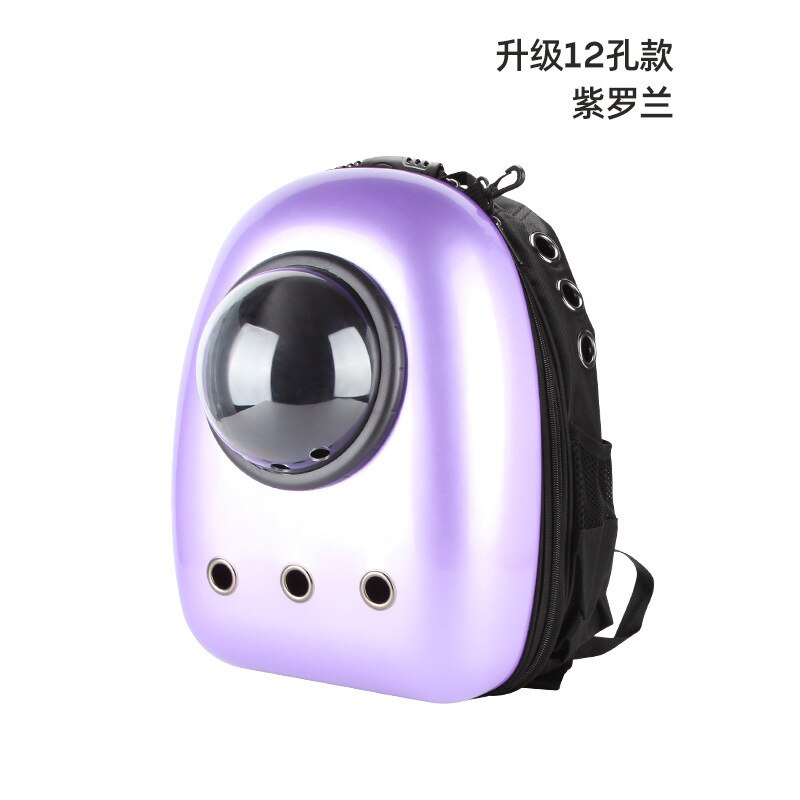 Cat Bag Pet Bag Cat Backpack Out Bag Transparent Space Capsule Suitcase Carrying Backpack Dog Bag Pet Backpack: Gold