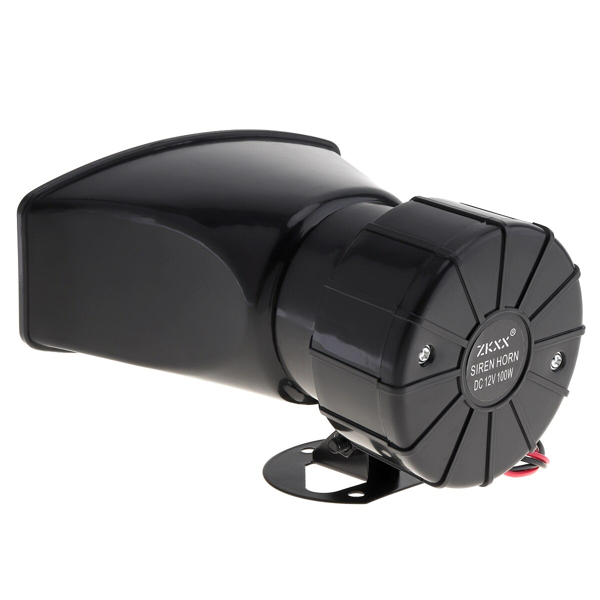 Bocina de 12V y 100W con 7 tonos de sonido, claxon con Motor para coche, camión, alarma de advertencia, sirena de bomberos y policía, altavoz