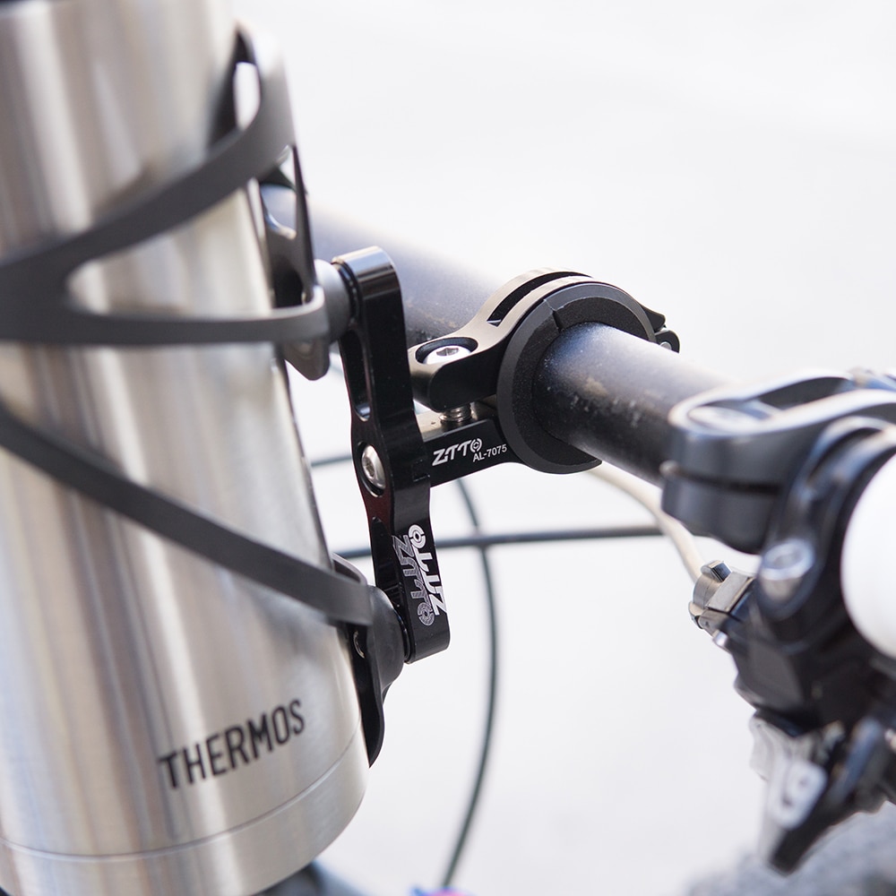 Ztto mtb landevejscykel vandflaskeklemme cykel cykling udendørs burholder adapter støtte overgangsfatning styrmontering