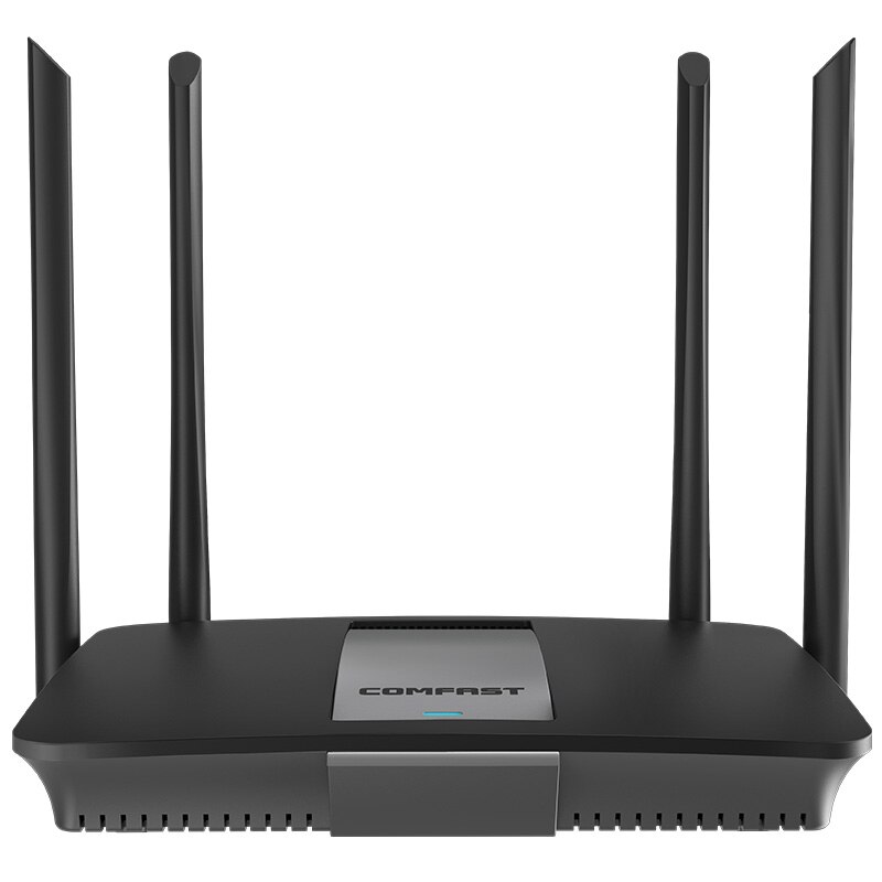 AC1200 Router 2.4G 5Ghz Dual-Band 1200Mbps Draadloze Wifi Router Met 4 High Gain 6dBi Antennes breder Gigabit Poort Wifi Router