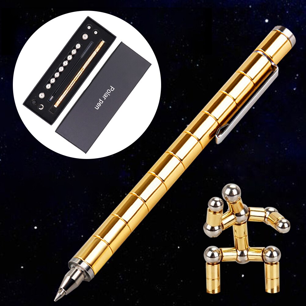 Magnetic Polar Pen Metal Magnet Modular Think Ink Toy Stress Fidgets Antistress Focus Hands Touch Pen Erasable