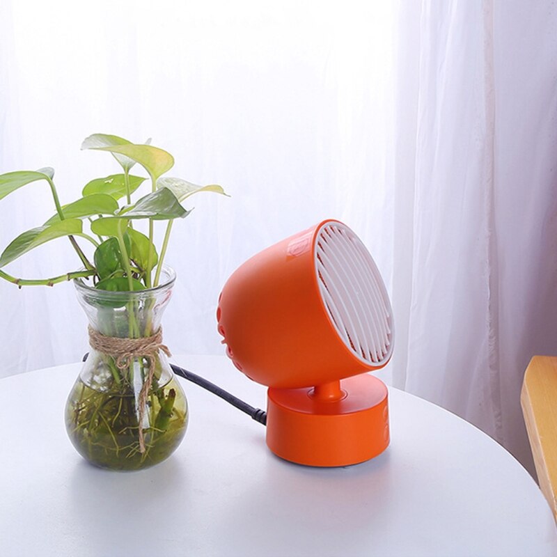 Mini Portable USB Electric Fan Heater Overheat Protection Energy Efficient 95AC