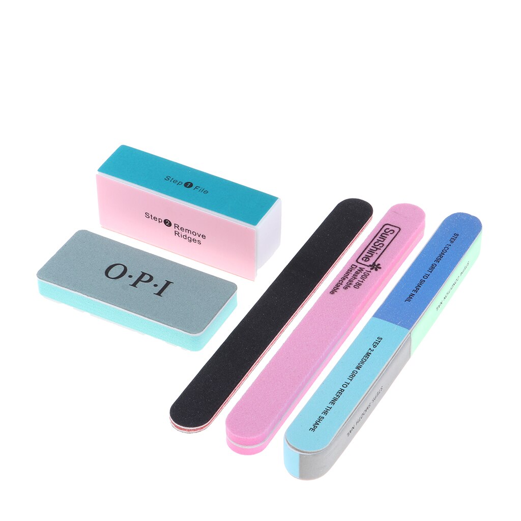 5Pcs DIY Crafts Model Grinding Sanding Burnishing Stick Sand Block Kit