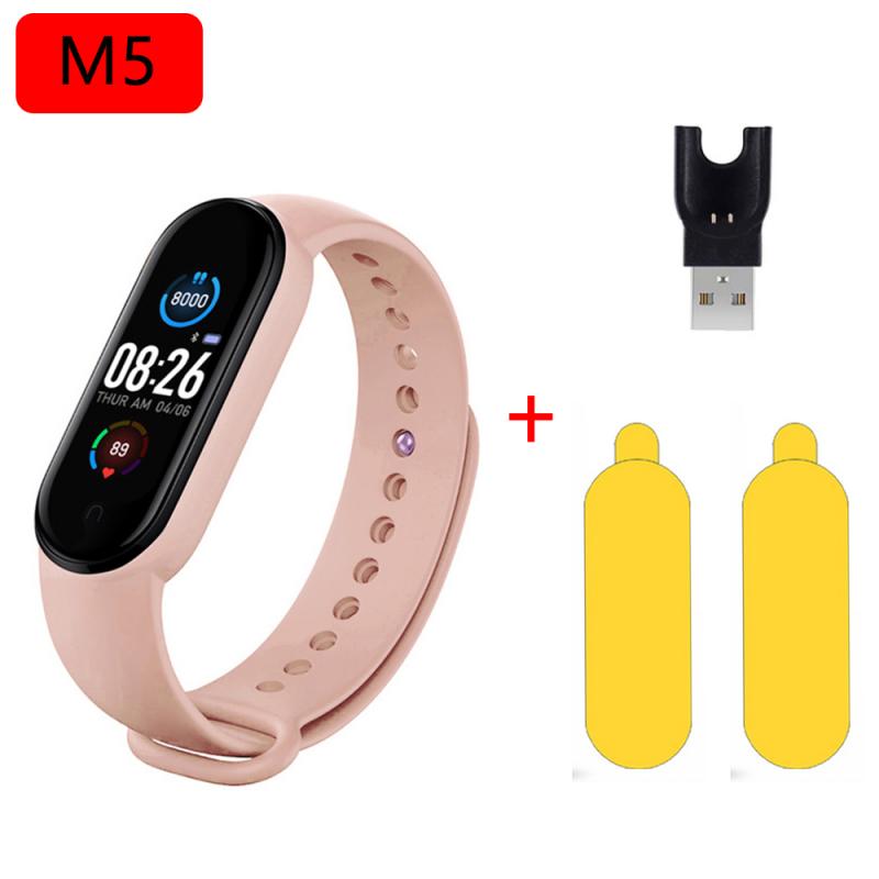 M5 Smart Watch Fitness Tracker pressione sanguigna braccialetto intelligente frequenza cardiaca Sport impermeabile cinturino intelligente con schermo a colori: 04