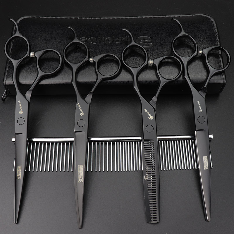 Set di forbici da 7 pollici forbici da parrucchiere professionali parrucchiere e barbiere Boutique barbiere cesoie acciaio giapponese