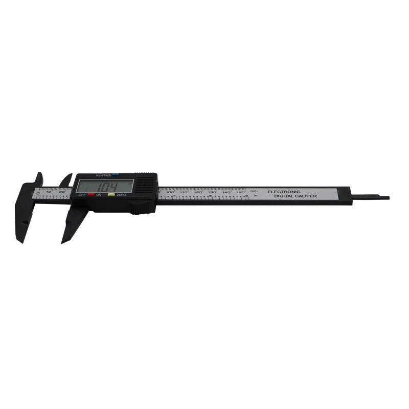 SHAHE 150 mm 6 inch LCD Digital Electronic Carbon Fiber Composite Vernier Calipers Micrometer Ruler Digital Calipers