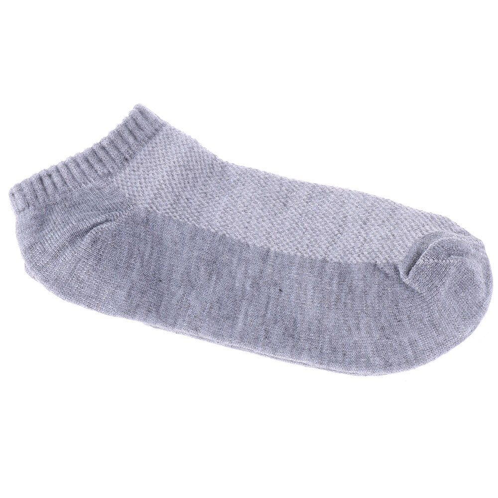 1 paar Herren Frauen Atmungsaktive Knöchel Socken Sport Socken Schwarz/Weiß/Grau Neue Niedrigen Gittergewebe Rohr Socken Knöchel kurze Socken: Grau