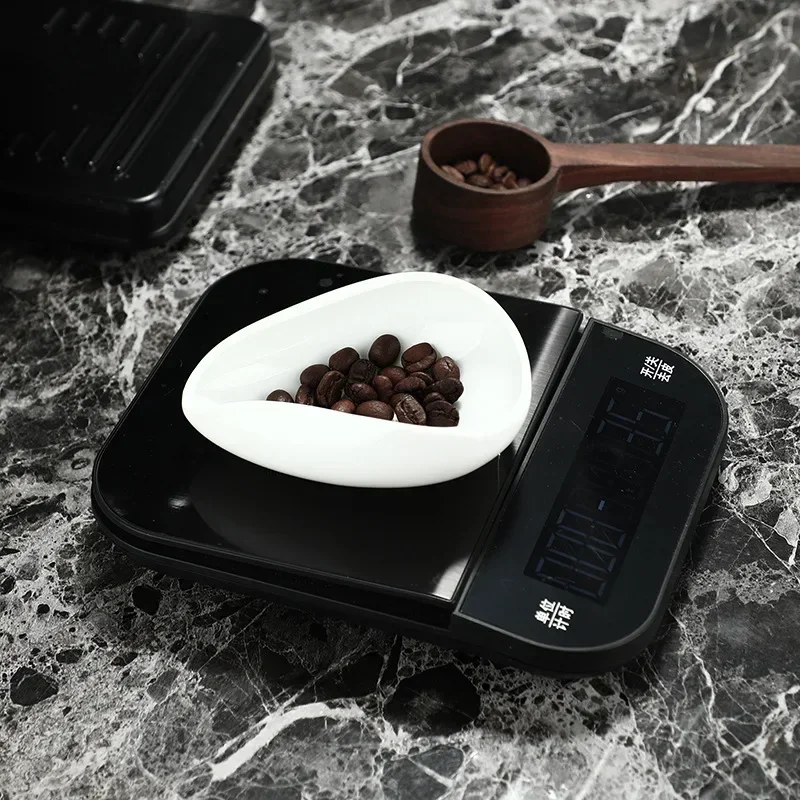 Tasse à mesurer spéciale en céramique pour grains de café, échelle, assiette à grains, tampon d'emballage, cuillère à mesurer, 1 pièce