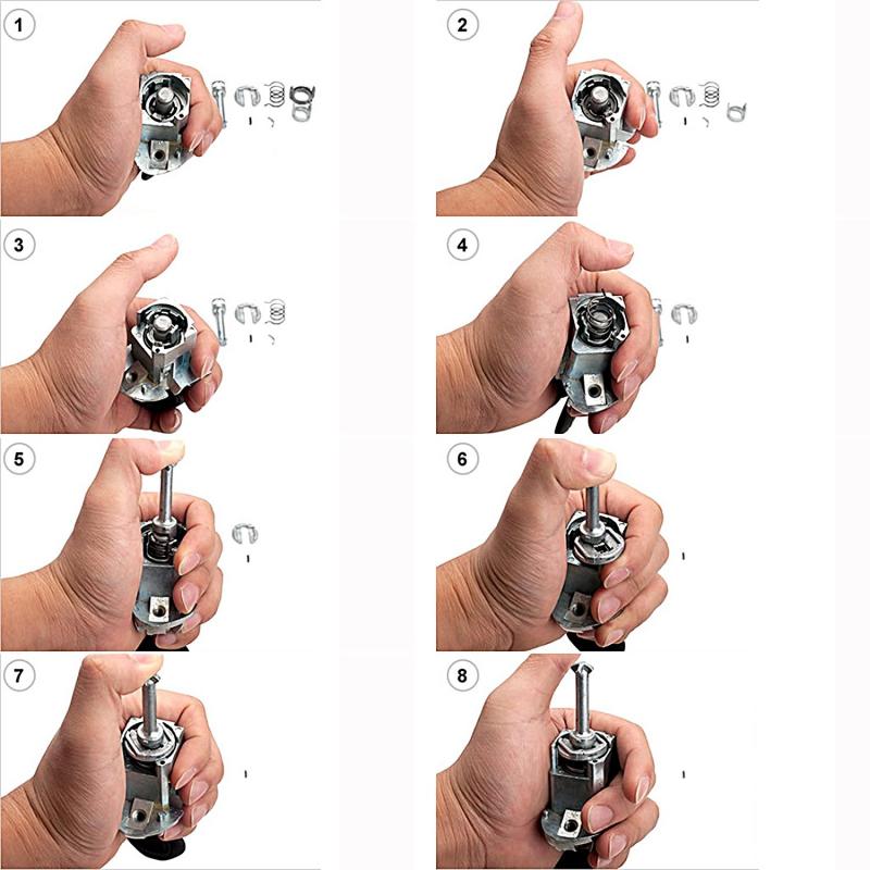 E46 Door Lock Repair Kit Fit BMW E46 3 Series 323i 323c 323ci 325i 325xi 325c 325ci 328i M3 Barrel Cylinder 1998-2006 Auto Parts