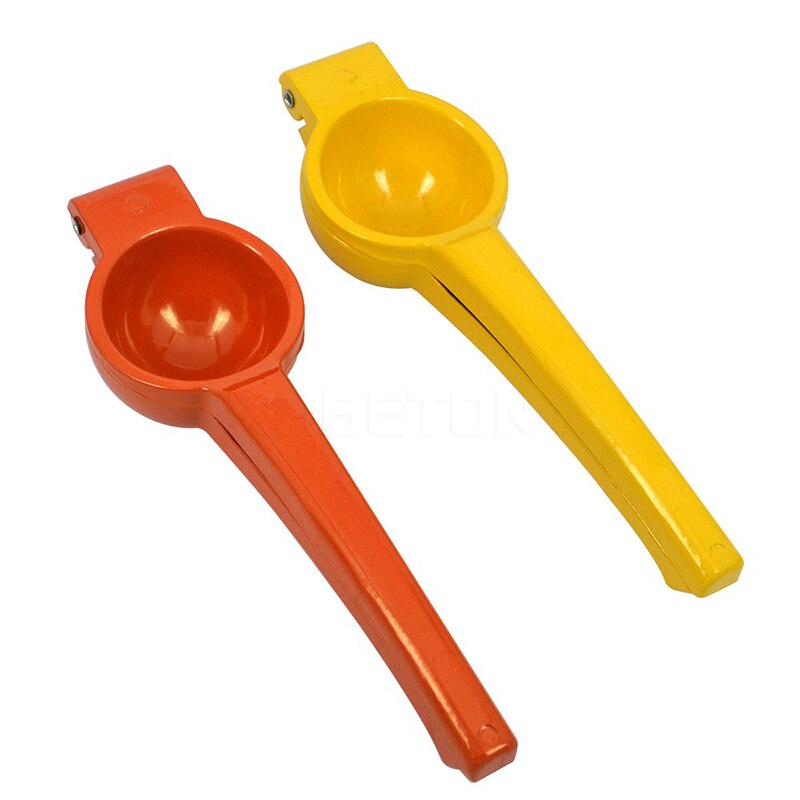 Ny citron klemme citron juicer juice bar manuelt kontrol citron klip aluminium produkter test