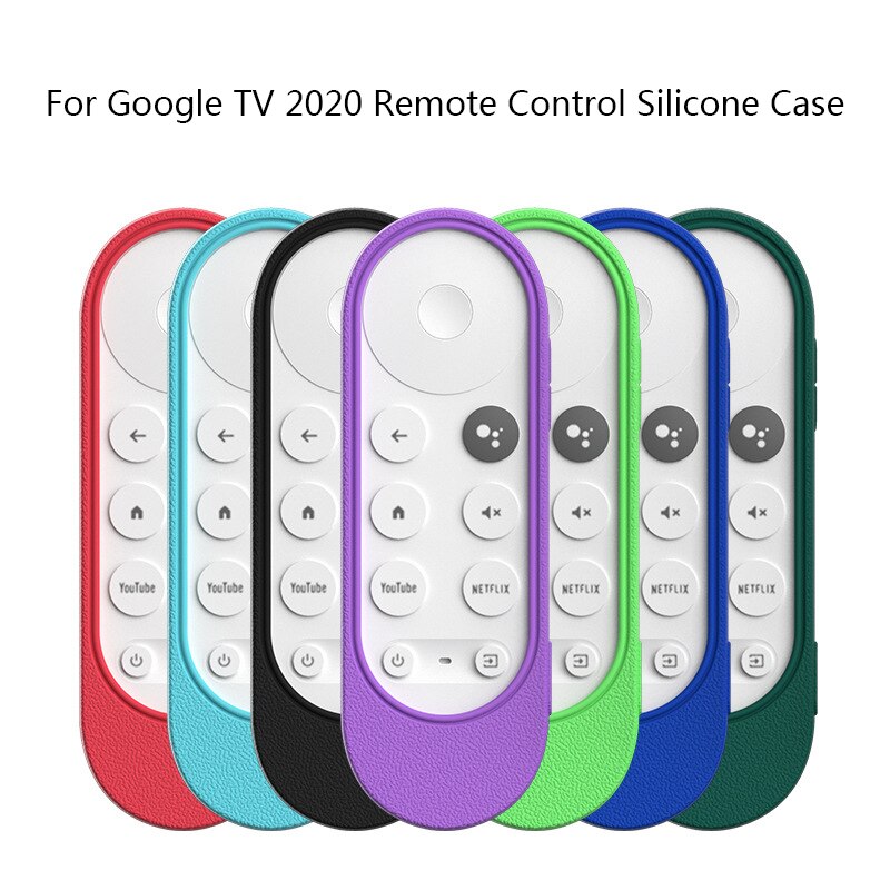 Voor Chromecast Voice Remote Met Loop Siliconen Case Voor Chromecast Voor-Google Tv Voice Remote Shockproof Beschermhoes