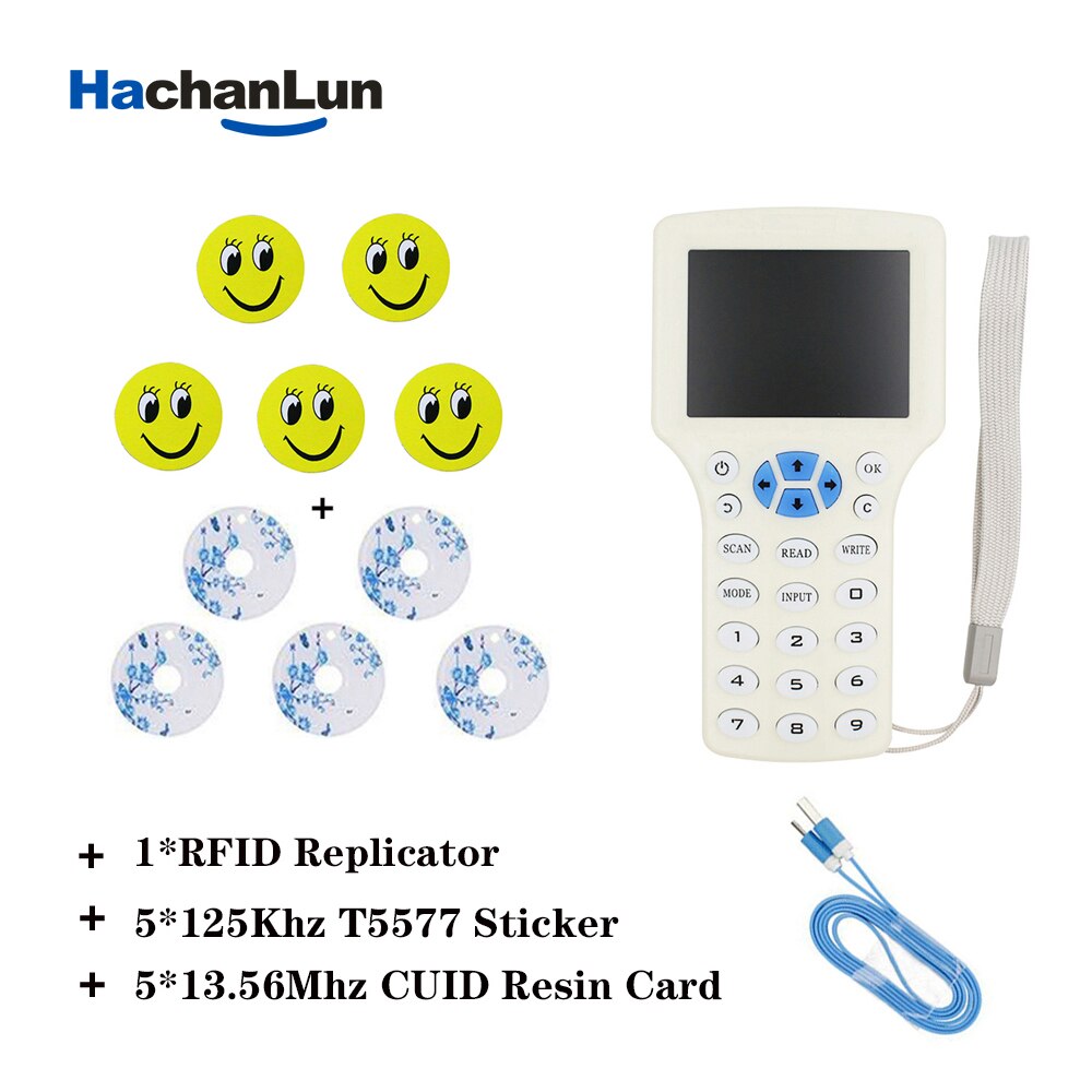 Handheld Id Volledige Frequentie Smart Key Schrijver Ic Hoge Encryptie Decryptie Replicator Cuid Kaartlezer Fuid Copier Programmeur