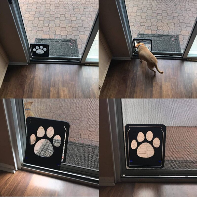 Pet Screen Deur Afsluitbare Pet Screen Deur Doggie Deur Voor Screen Installeren Huisdier Deur Voor Doggy En Kat Gratis entry