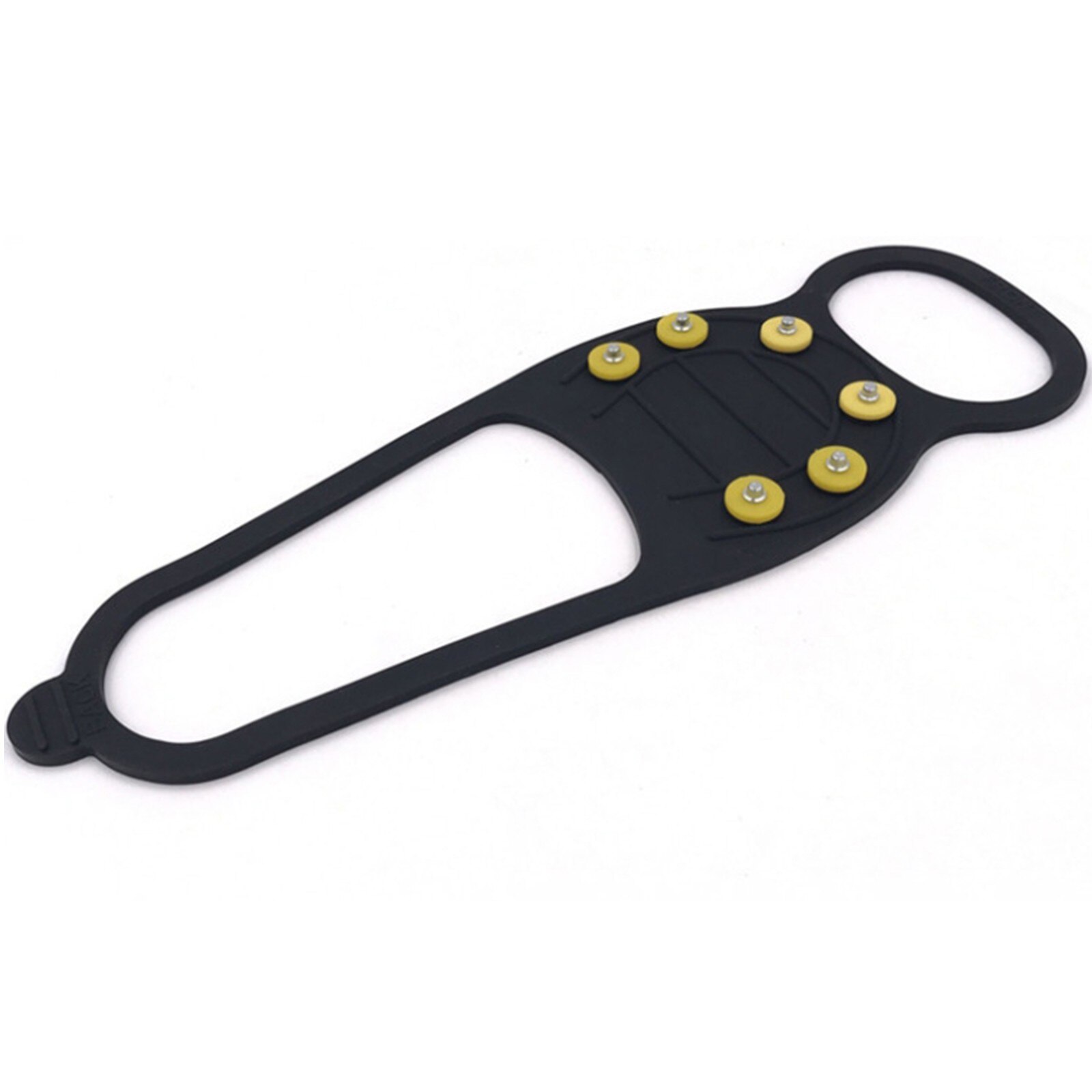 1 paire pointes glace poignées Crampons Portable anti-dérapant couvre-chaussures Multi dent Gel de silice extérieur neige glace griffe