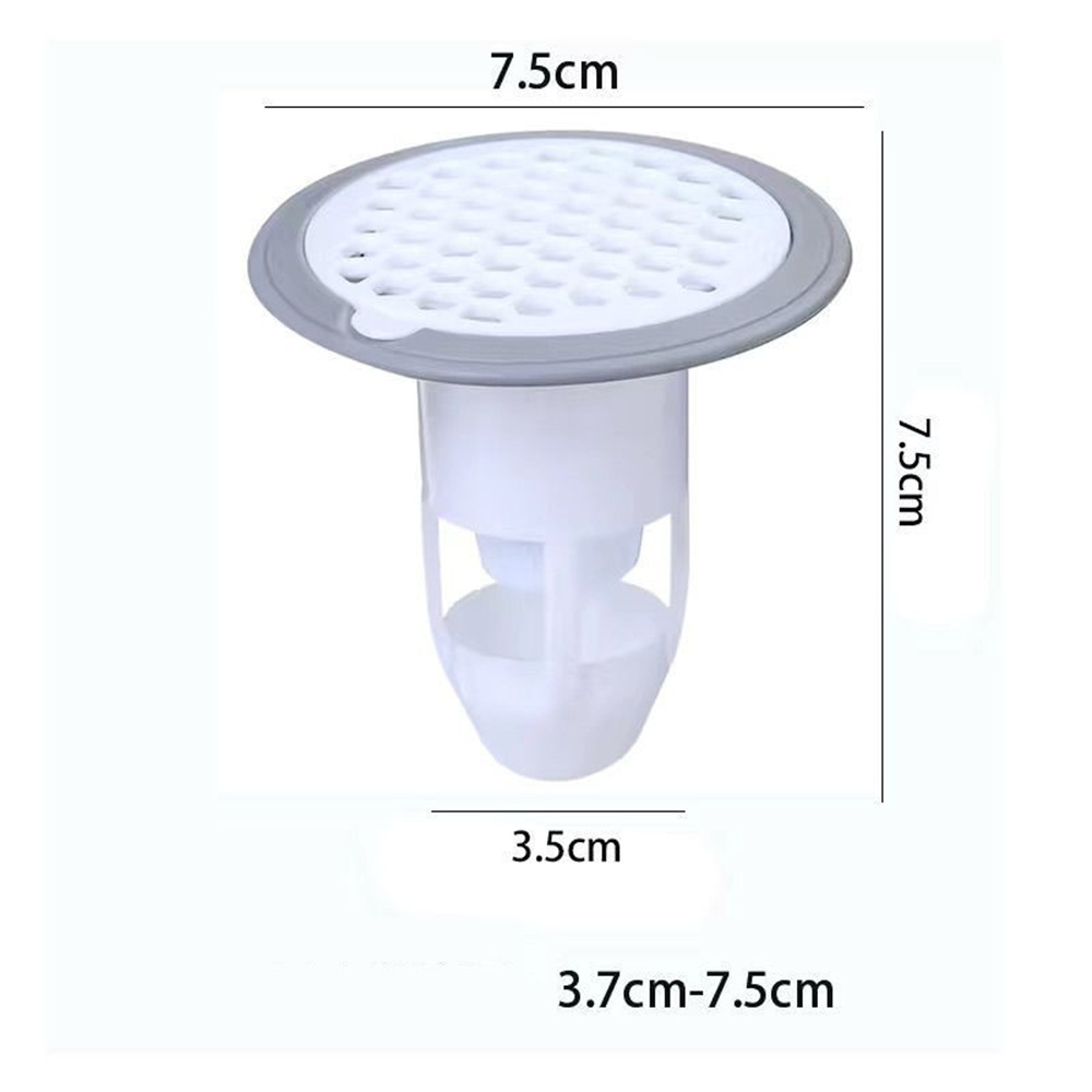 Bath Shower Floor Strainer Silicone Floor Drain Core Kitchen Bathroom Water Drain Filter Cover Plug Trap Siphon Sink Deodorant: Burgundy