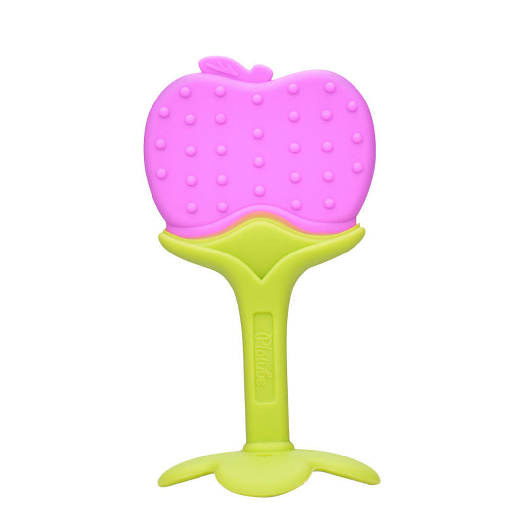 Baby Fruit Bijtring Zachte Siliconen Kinderziektes Speelgoed Baby Interessante Druif Oranje Perzik Tandjes Kauwen Training Speelgoed Voor Peuter # p4: B