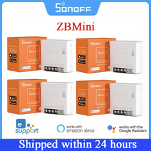 1/10 stück itead sonoff zbmini zigbee 3.0 schalter 10a timer smart home steuerung per ewelink app ein/aus, kompatibel mit alexa und google home