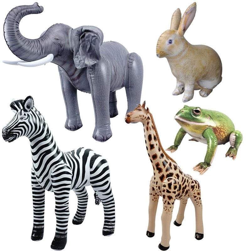 Ballon géant gonflable, girafe, pâques, lapin, Jungle, Safari, anniversaire, zèbre, animaux, Zoo, éléphant, forêt, grenouille, conte de fées