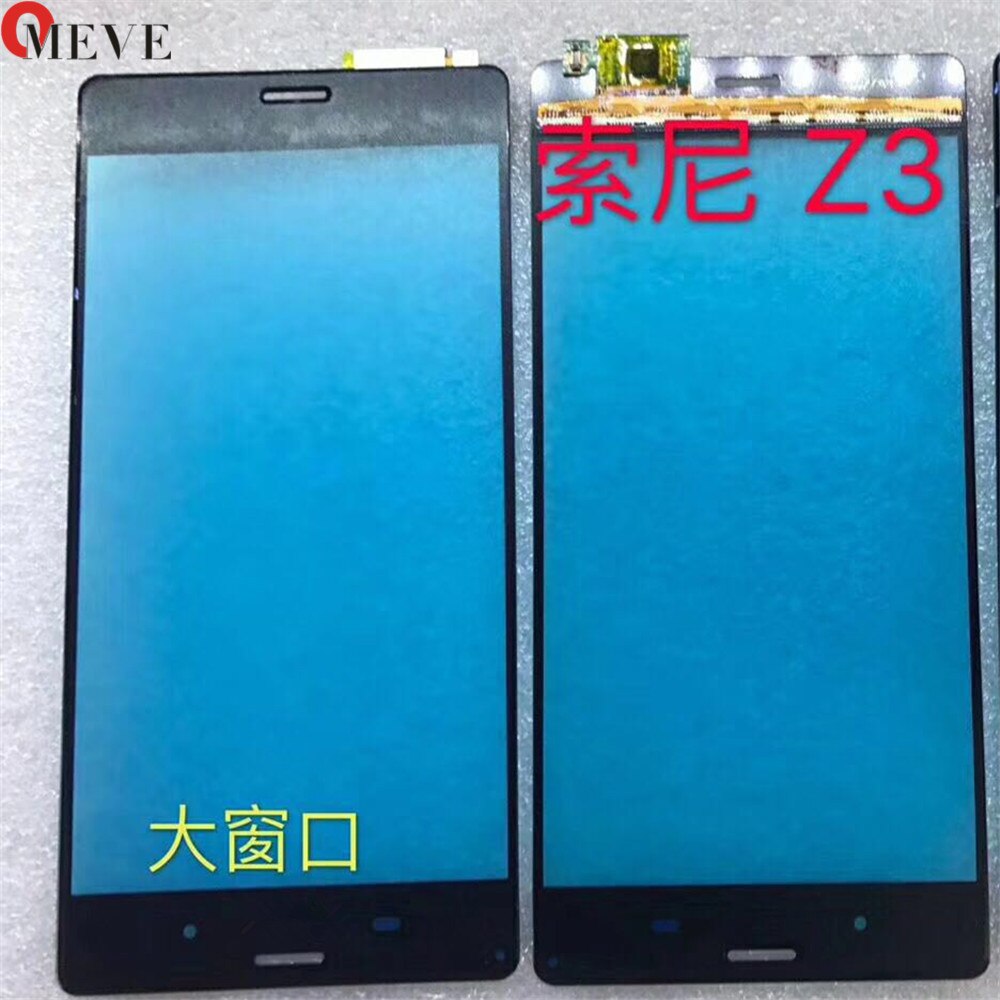 Für Sony Xperia Z Z1 Z2 Z3 Mini Z4 Z5 Kompakte Touchscreen Digitizer Front Glas Objektiv Sensor panel: black For Sony  Z3