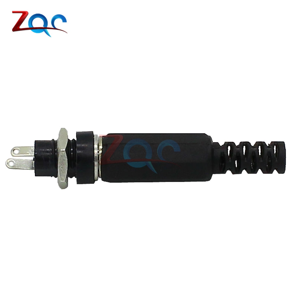 10 Pcs Dc Power Connector Pin 2.1X5.5 Mm Vrouw Plug Jack + Stekker Jack Socket Adapter Pcb mount Diy Adapter Connector 2.1X5.5