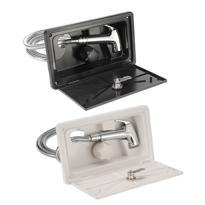 RV Shower With Lock Boat Marine Camper Motorhome Caravan Accessories Box RV External Exterior Shower Camper Accessories