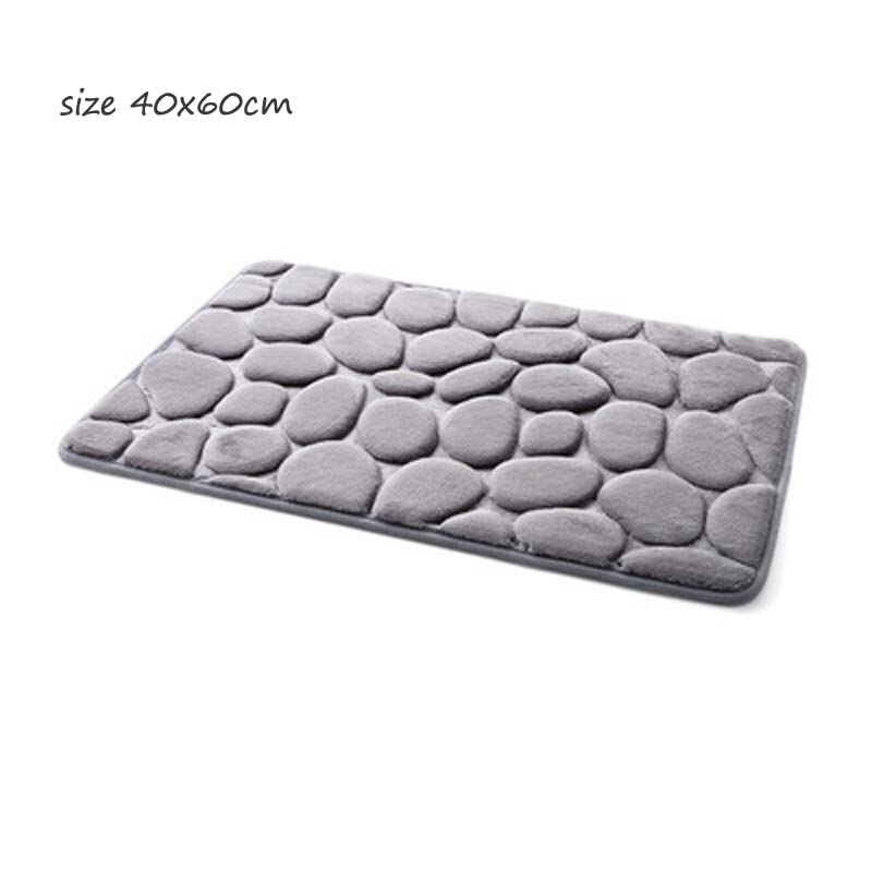 3pcs/set Bath Mat Set Flannel Anti-Slip Kitchen Rugs Bathroom Carpet U Shape Rug Toilet Cover Mat Washable Carpets Doormat: grey 40x60cm